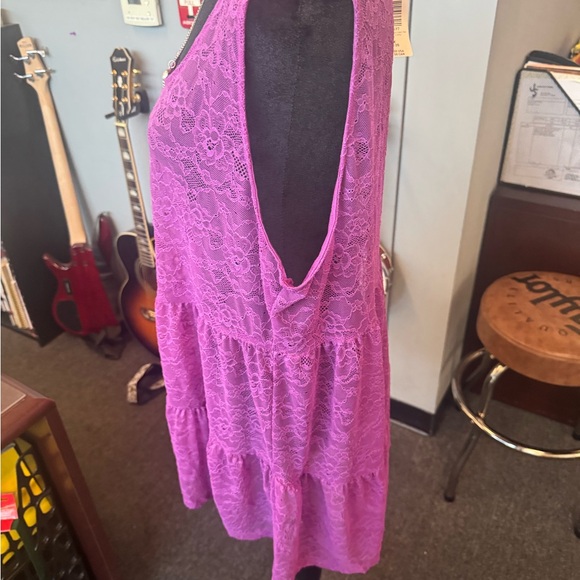Purple lace babydoll top from Torrid - Picture 2 of 7